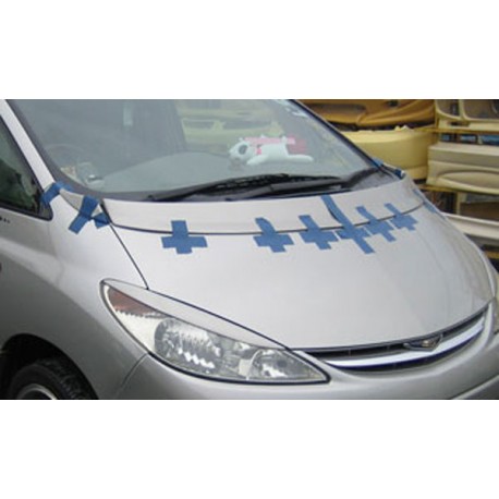 Toyota Estima '05 JK style Bonnet Wing