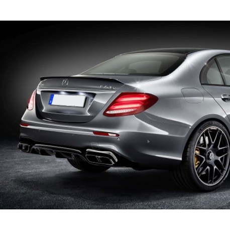 Mercedes Benz W213 AMG E63 Style Rear Diffuser with Tailpipes