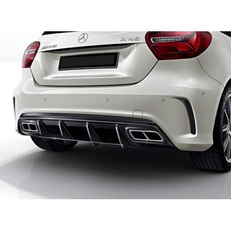 Mercedes Benz W176 AMG A45 style Rear Diffuser with Tailpipes